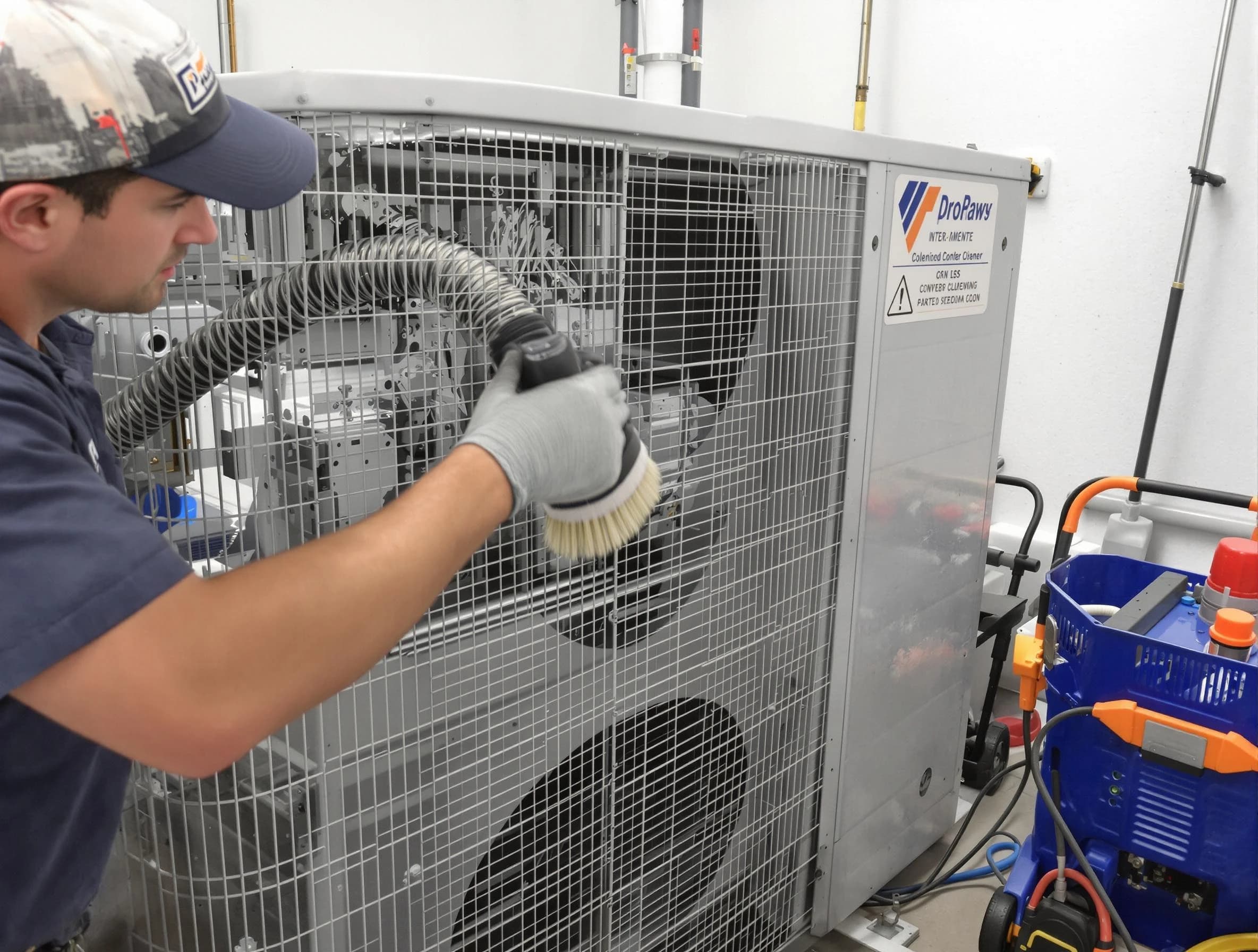 South Fulton Air Duct Cleaning specialist performing precision AC coil cleaning for improved system performance in South Fulton