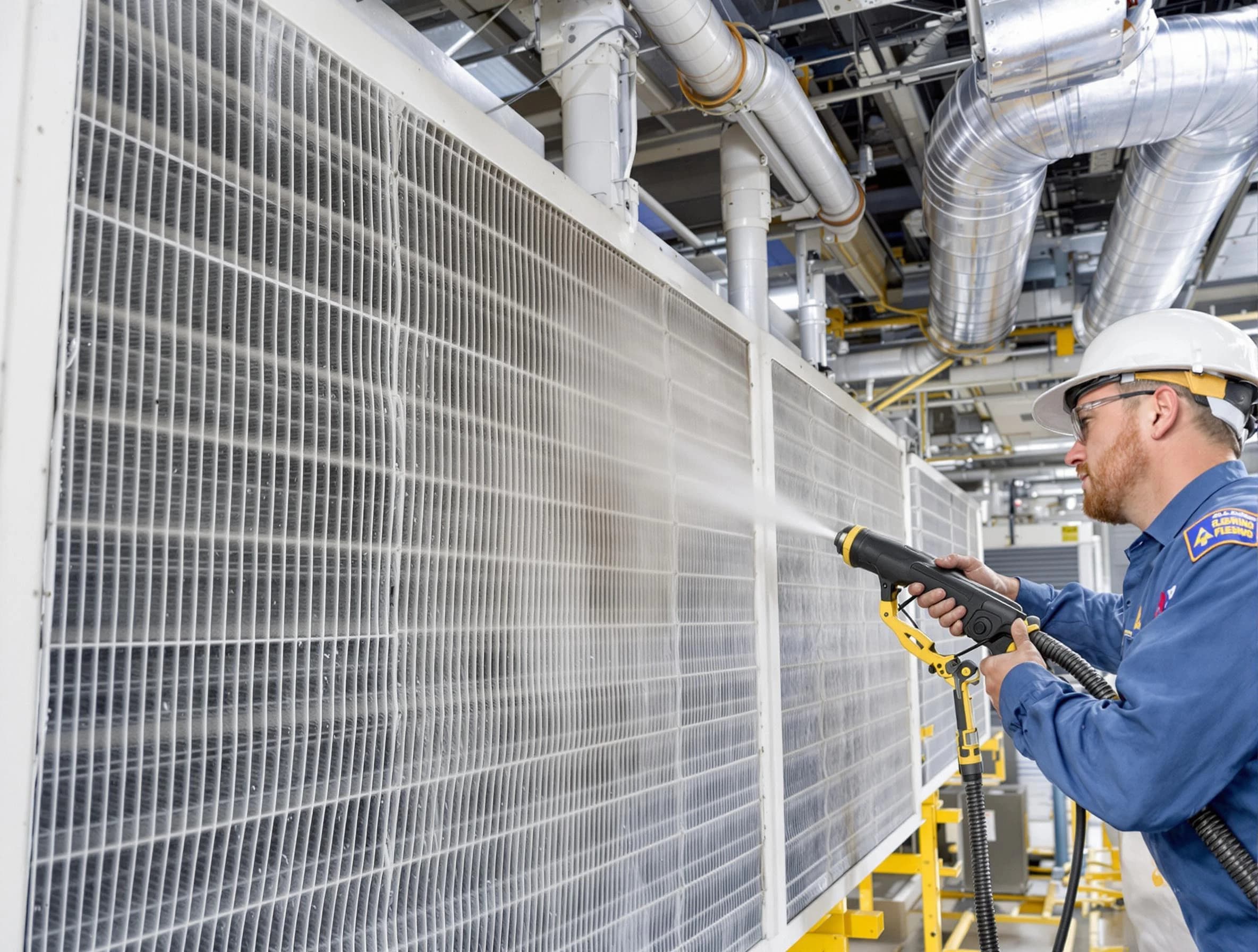 Professional commercial coil cleaning by South Fulton Air Duct Cleaning in South Fulton