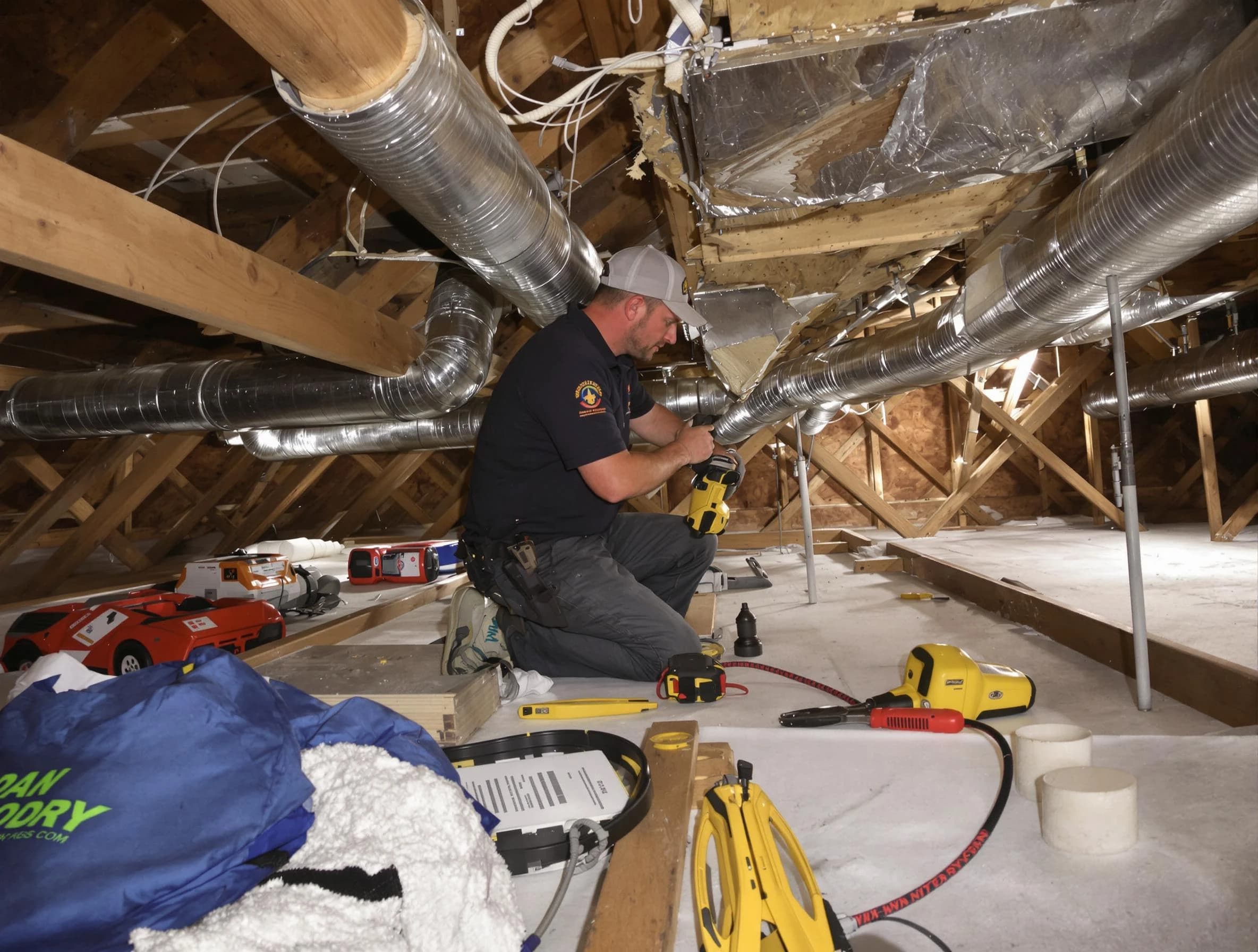 Professional air duct repair by South Fulton Air Duct Cleaning in South Fulton