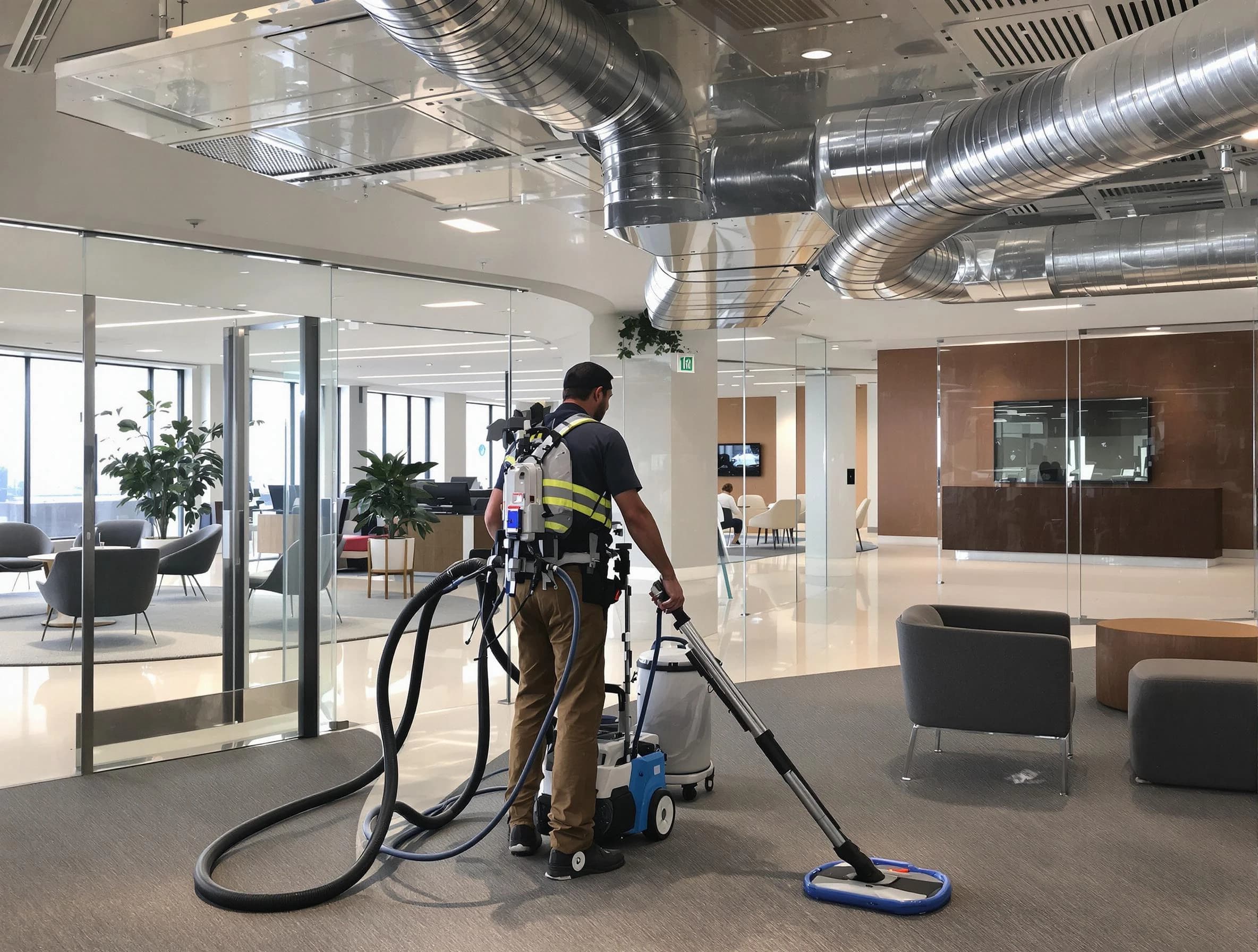 Commercial duct cleaning service by South Fulton Air Duct Cleaning in South Fulton