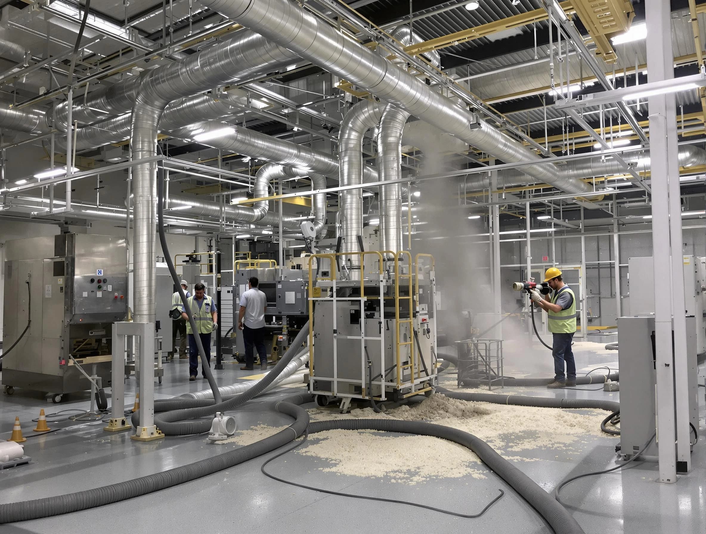 Heavy-duty industrial duct cleaning by South Fulton Air Duct Cleaning in South Fulton