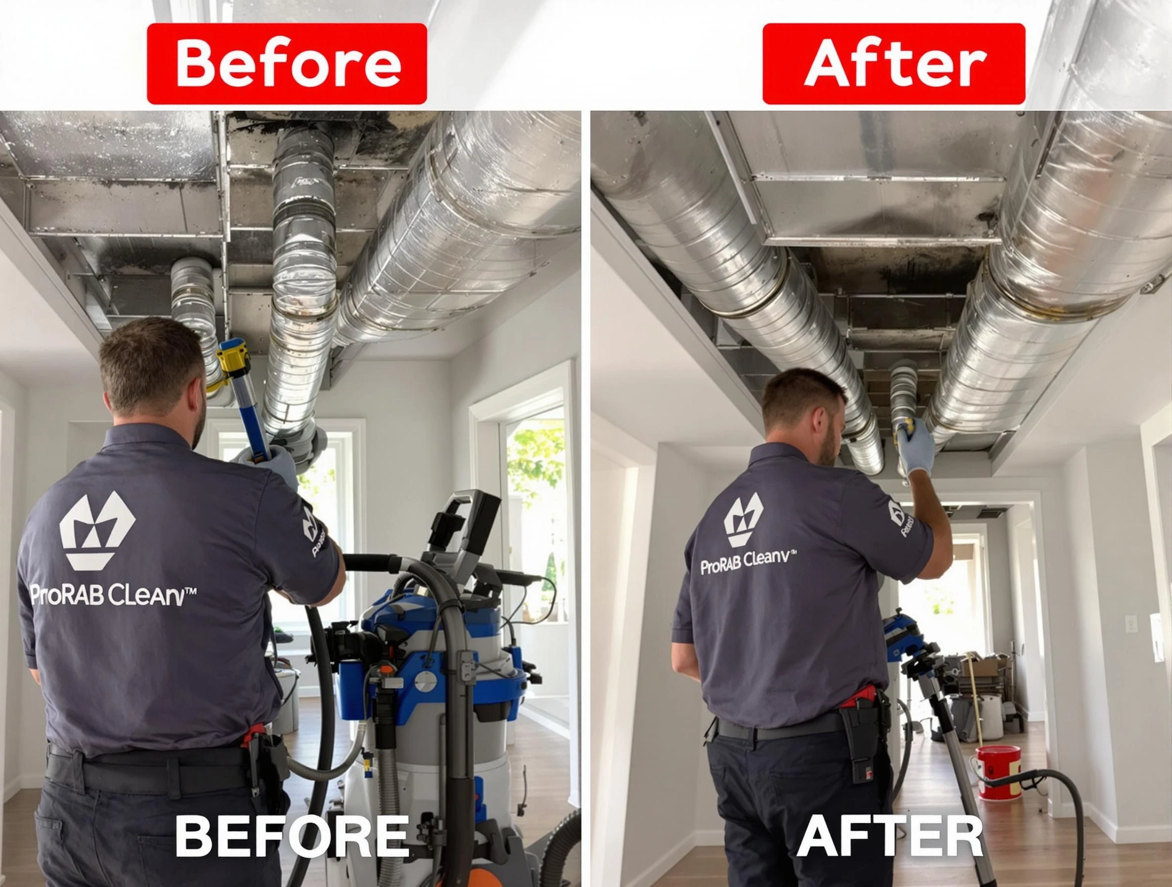 South Fulton Air Duct Cleaning expert performing thorough residential duct cleaning in a South Fulton home